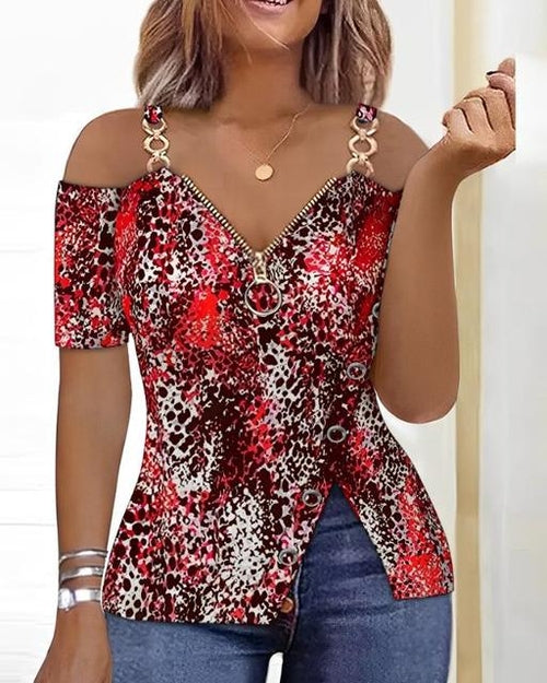Fashion Y2K Women's Top 2023 Summer Casual Rhinestone Decoration