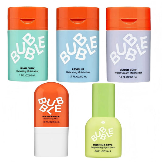 Bubble Skincare Set Moisturizer For Normal-to-dry Skin Moisturizing