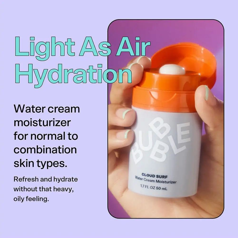 Bubble Skincare Set Moisturizer For Normal-to-dry Skin Moisturizing