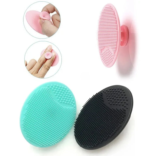 Silicone Face Cleansing Brush Facial Deep Pore Skin Care Scrub