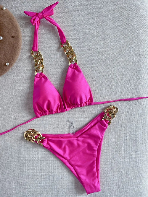 RUOTONGSEPT New Sexy Bikini 2023 Triangle Bathing Suit for Women