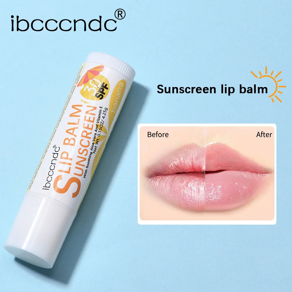 New Sunscreen Lip Balm SPF30 Hydrating Lip Sunblock For Protects